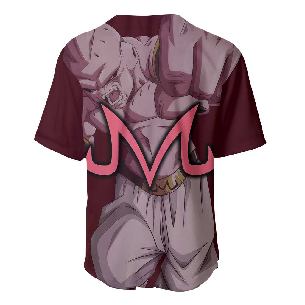 Majin Buu Dragonball Baseball Jersey Majin Buu Dragonball Baseball Jersey