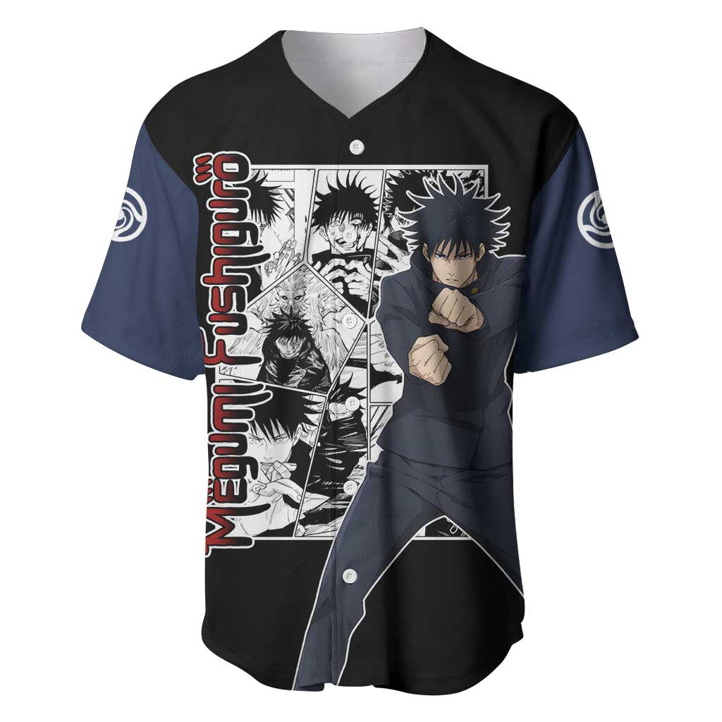 Megumi Fushiguro Jujustu Kaisen Baseball Jersey Megumi Fushiguro Jujustu Kaisen Baseball Jersey
