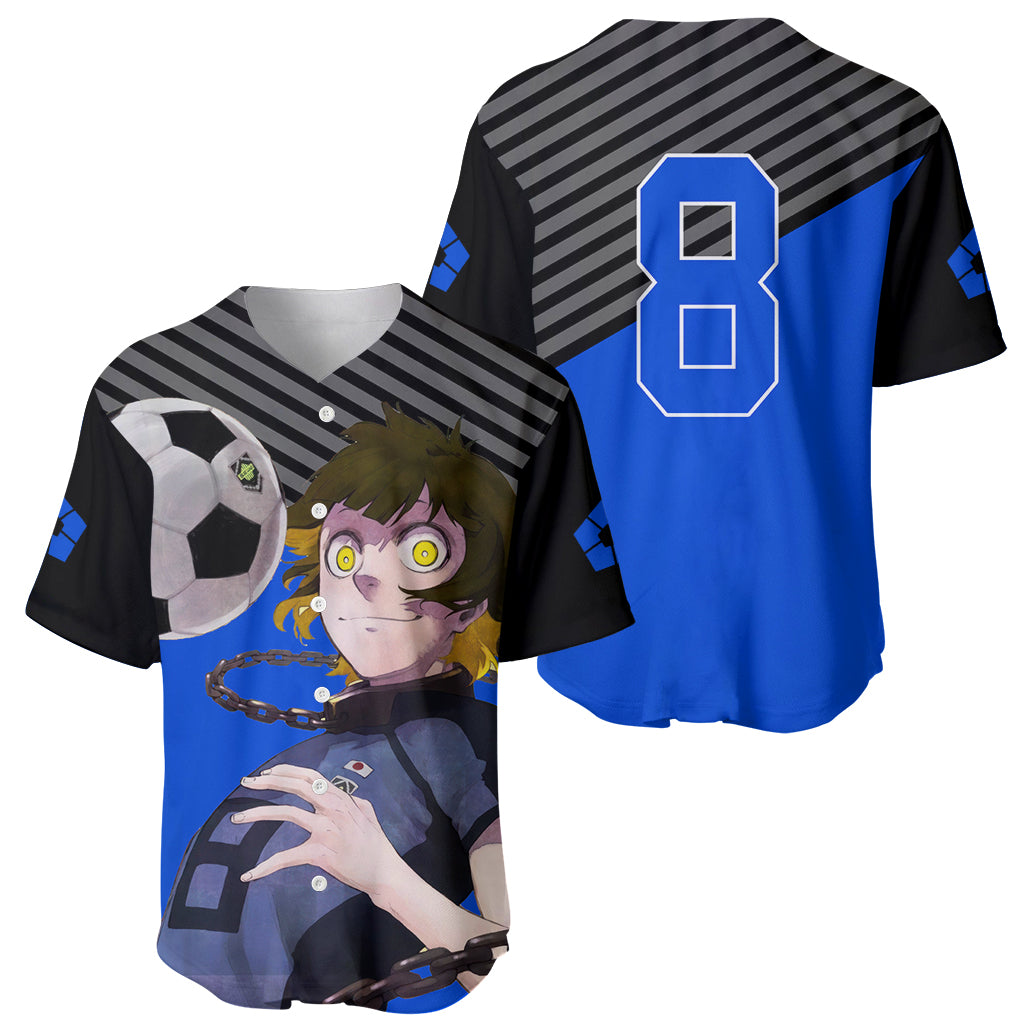 Meguru Bachira Blue Lock Baseball Jersey Meguru Bachira Blue Lock Baseball Jersey