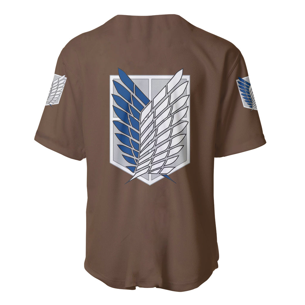 Mikasa Ackerman Attack On Tittan Baseball Jersey_1 Mikasa Ackerman Attack On Tittan Baseball Jersey_1