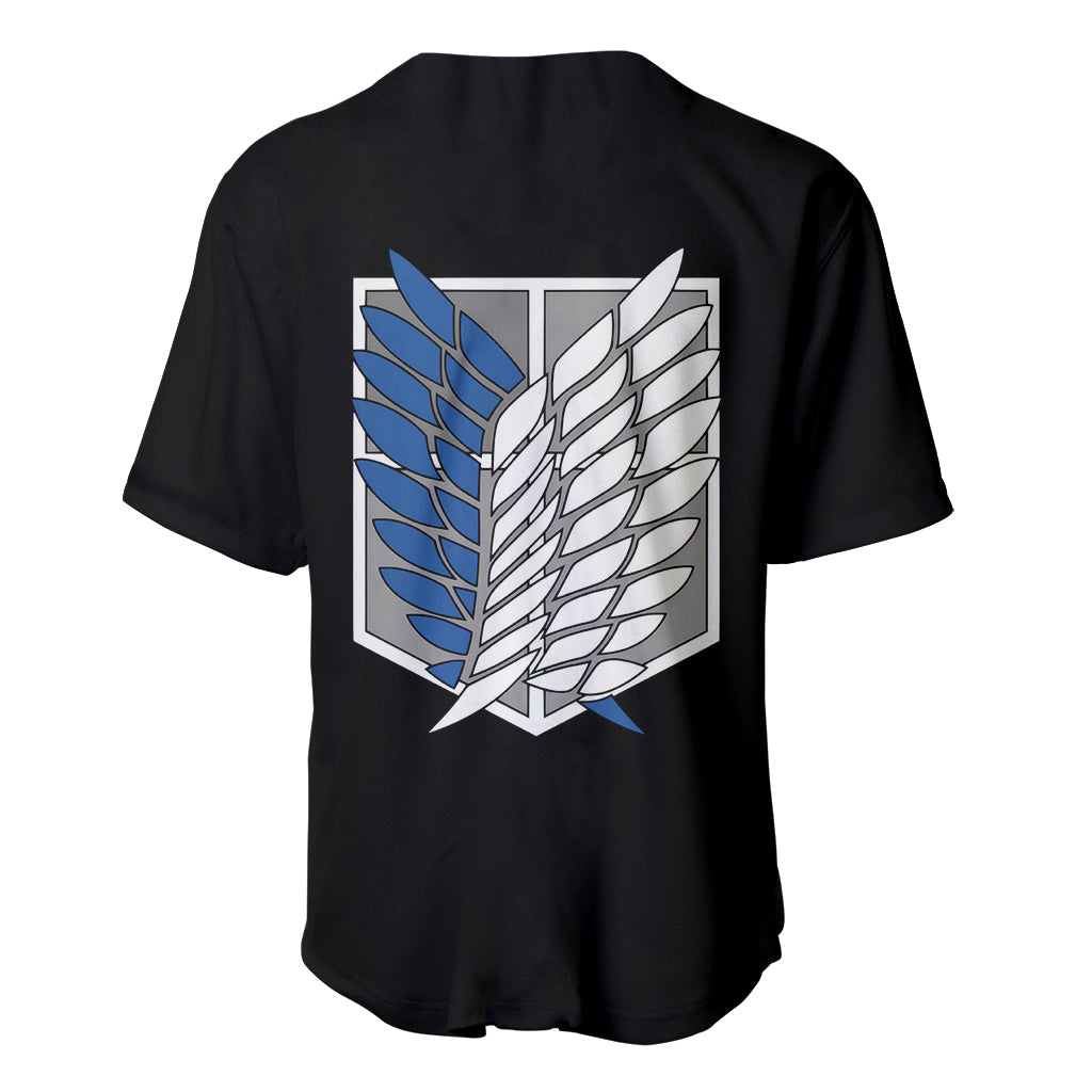 Mikasa Ackerman Attack On Tittan Baseball Jersey_2 Mikasa Ackerman Attack On Tittan Baseball Jersey_2