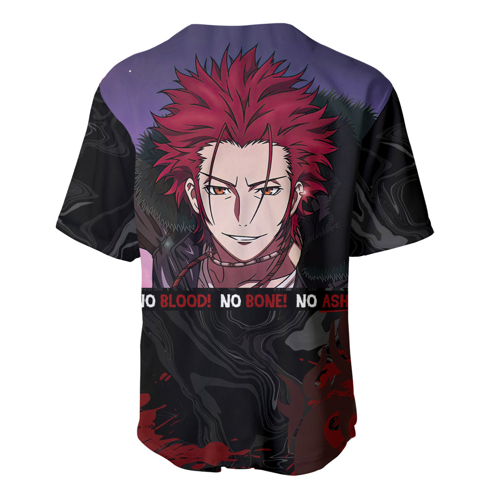 Mikoto Suoh K Missing Kings Baseball Jersey Mikoto Suoh K Missing Kings Baseball Jersey