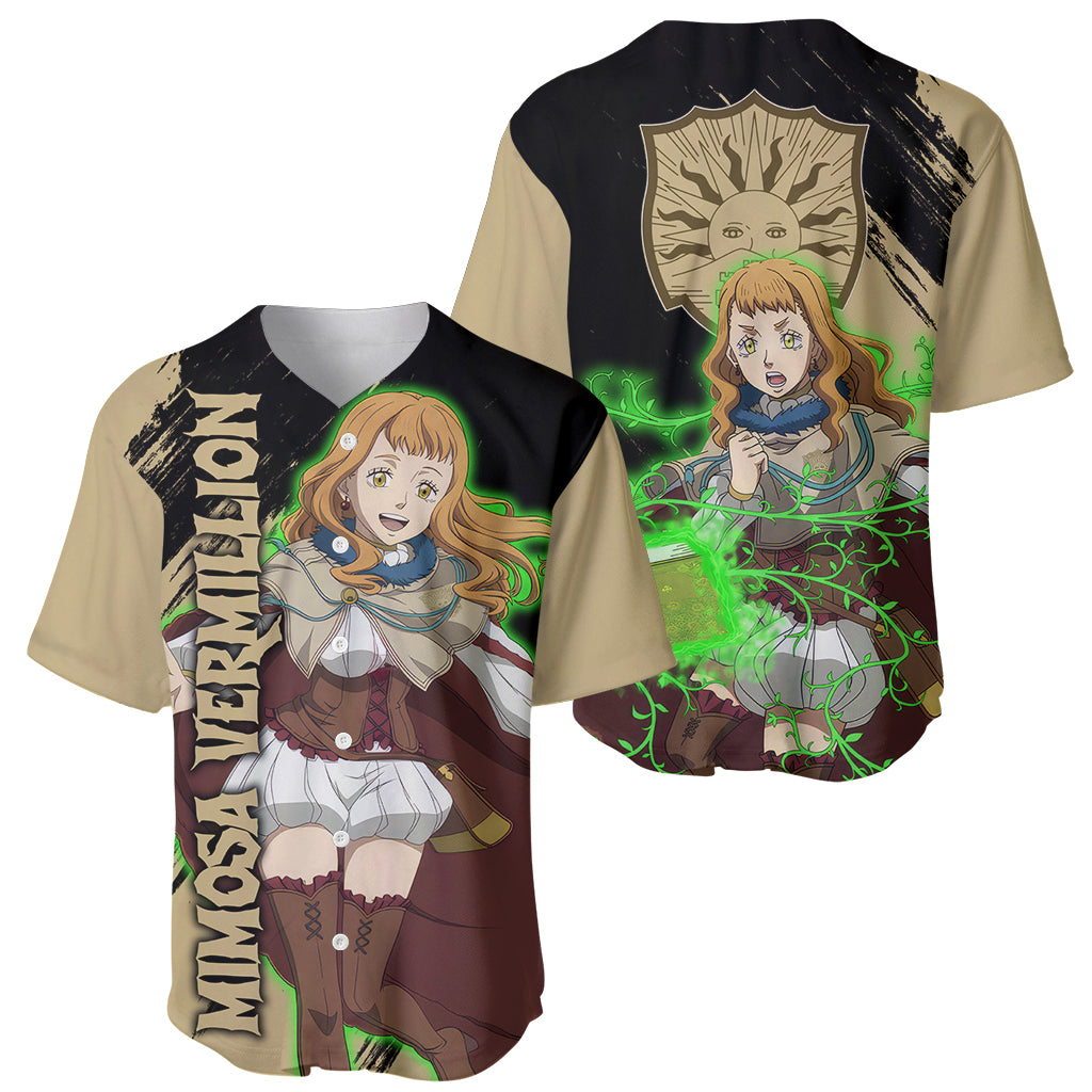 Mimosa Vermillion Golden Dawn Baseball Jersey Mimosa Vermillion Golden Dawn Baseball Jersey