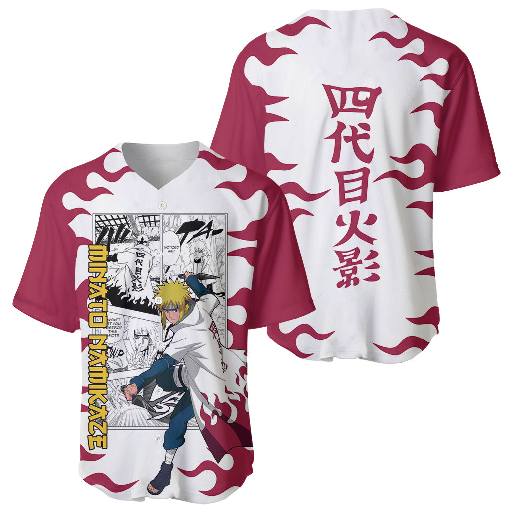 Minato Namikaze Naruto Baseball Jersey Minato Namikaze Naruto Baseball Jersey