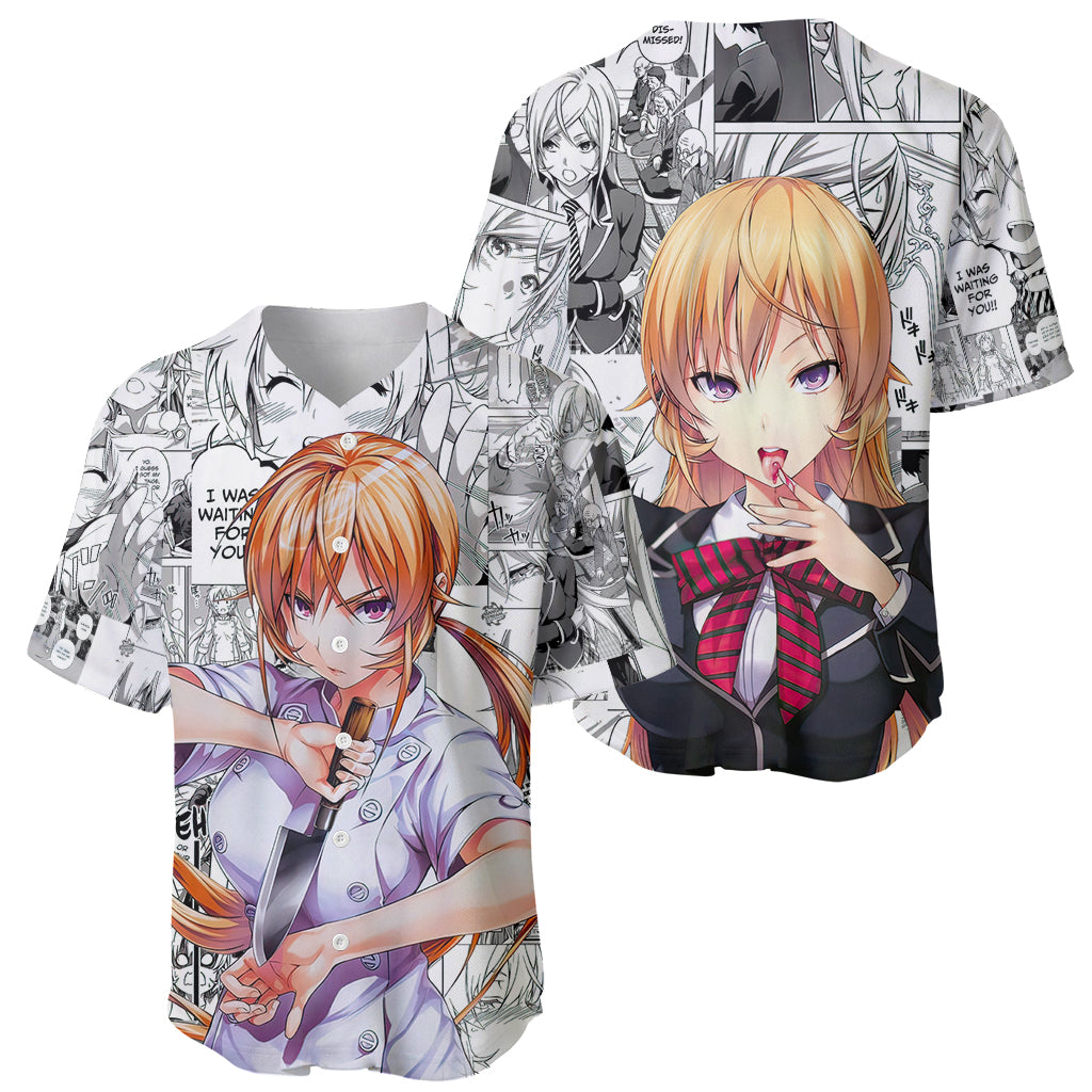 Nakiri Erina Shokugeki No Soma Baseball Jersey Nakiri Erina Shokugeki No Soma Baseball Jersey