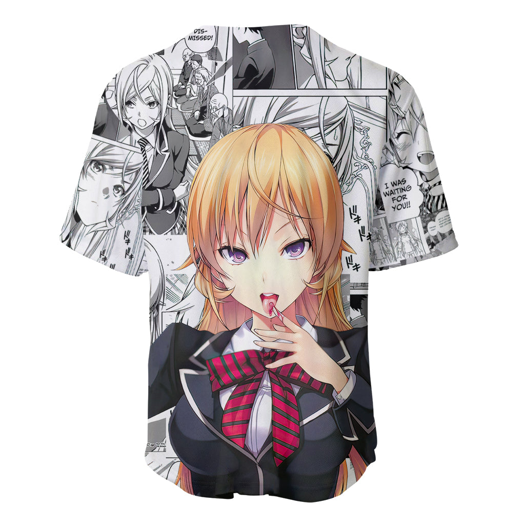 Nakiri Erina Shokugeki No Soma Baseball Jersey Nakiri Erina Shokugeki No Soma Baseball Jersey