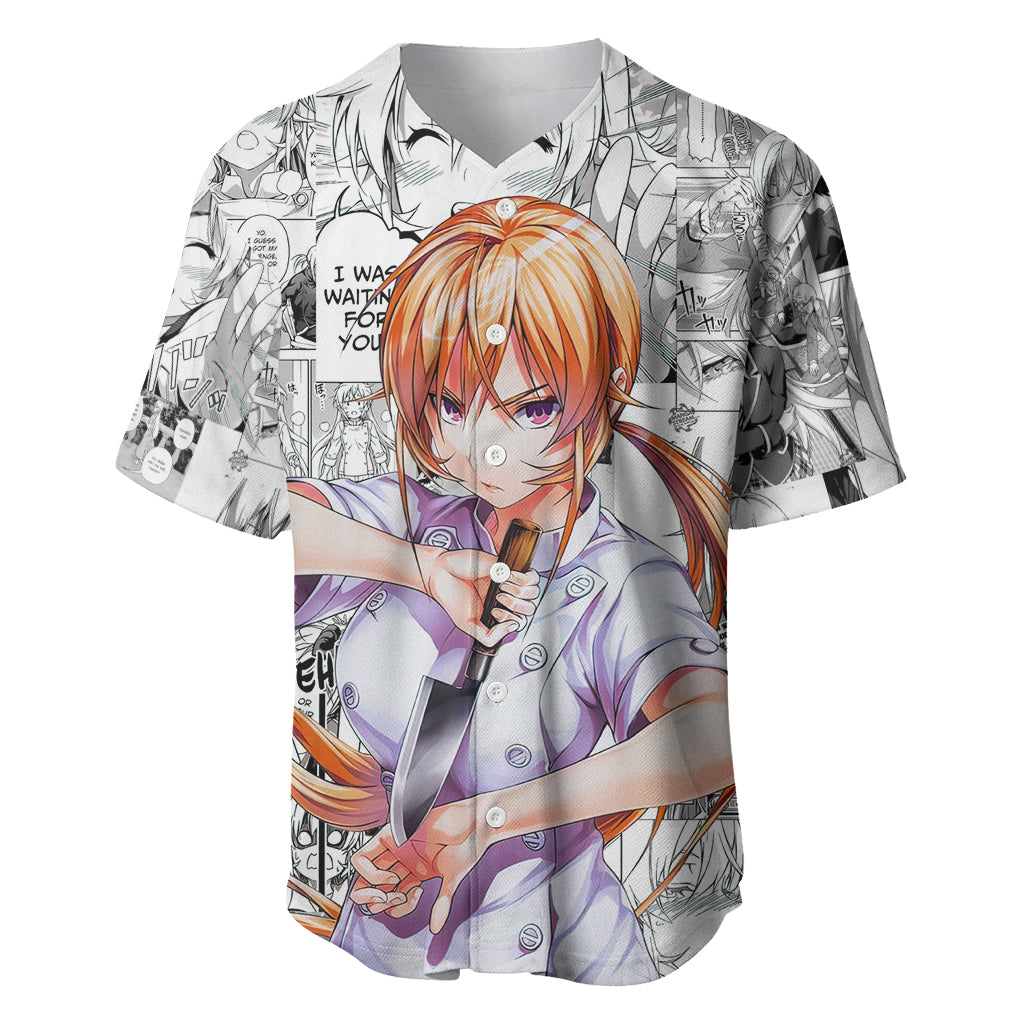 Nakiri Erina Shokugeki No Soma Baseball Jersey Nakiri Erina Shokugeki No Soma Baseball Jersey
