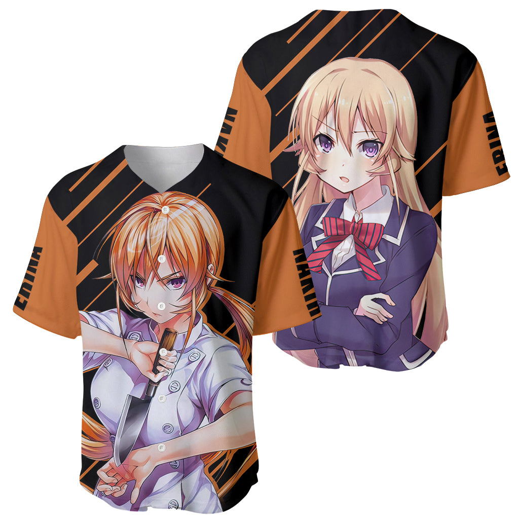 Nakiri Erina Shokugeki No Soma Baseball Jersey_1 Nakiri Erina Shokugeki No Soma Baseball Jersey_1