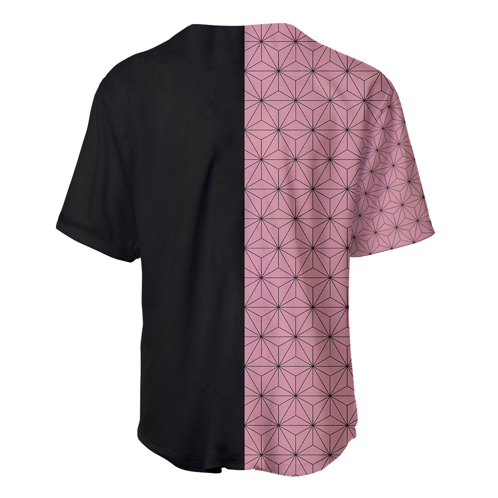 Nezuko Kamado Demon Slayer Baseball Jersey_2 Nezuko Kamado Demon Slayer Baseball Jersey_2