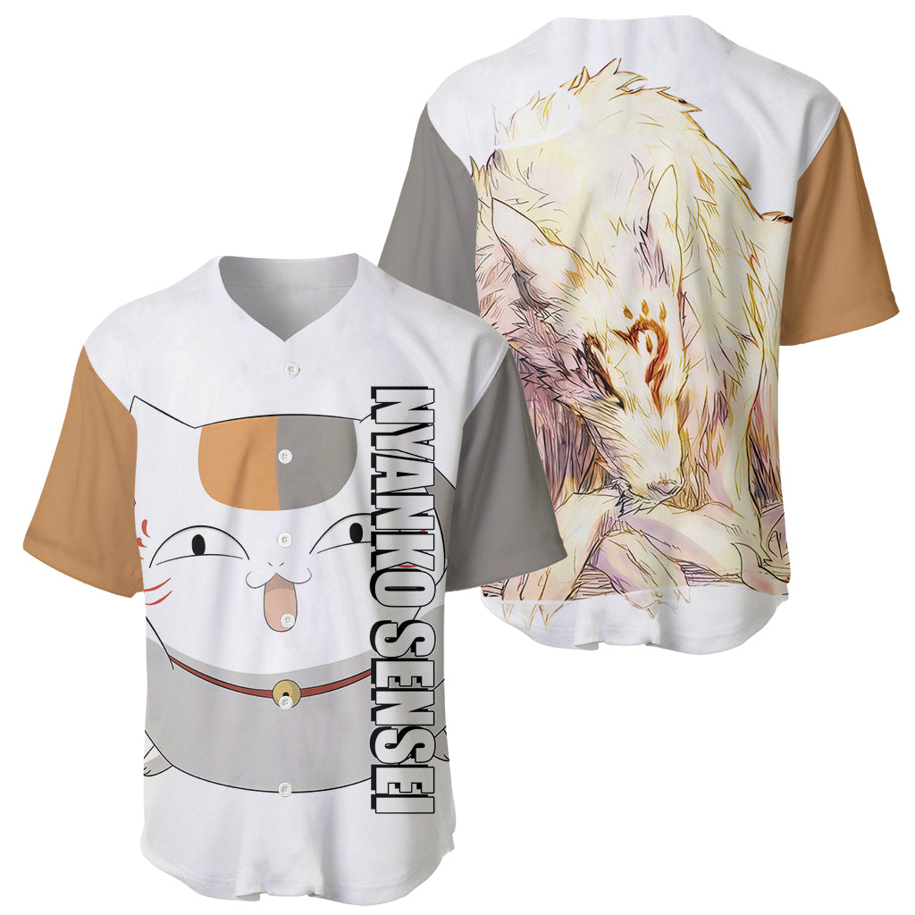 Nyanko Sensei Madara Natsume Yuujinchou Baseball Jersey Nyanko Sensei Madara Natsume Yuujinchou Baseball Jersey
