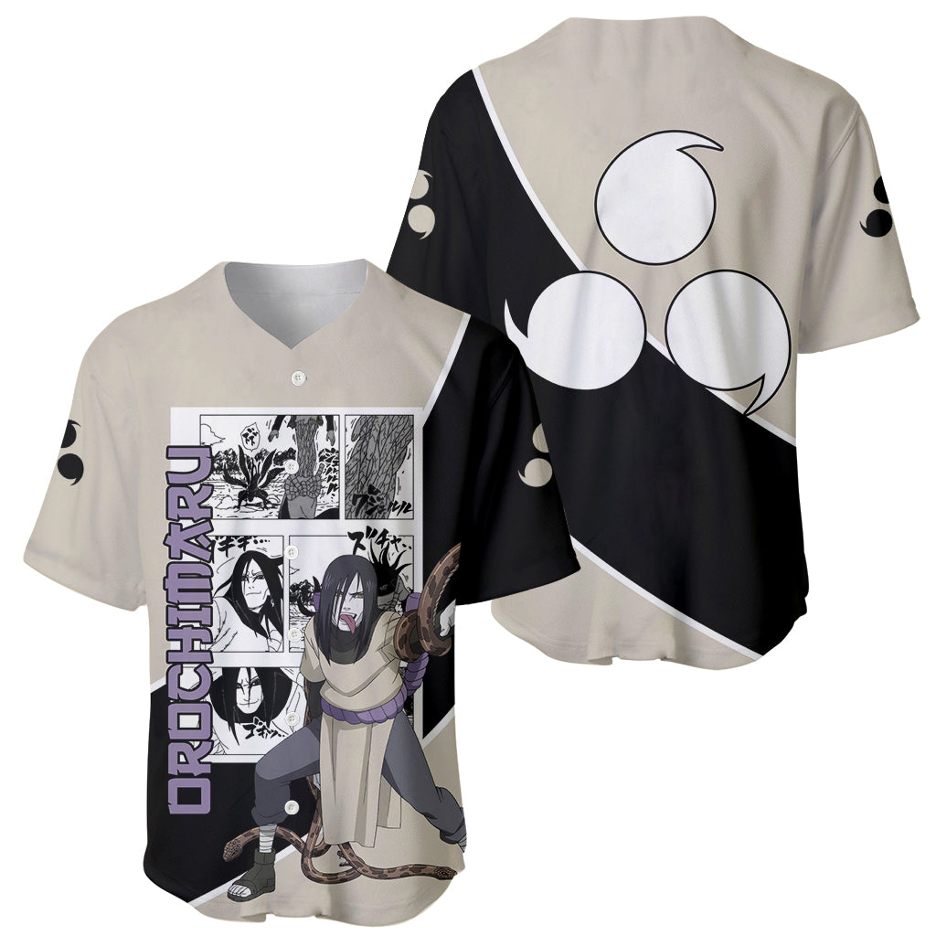 Orochimaru Naruto Baseball Jersey Orochimaru Naruto Baseball Jersey