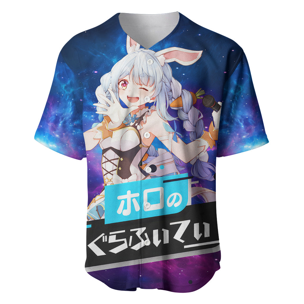 Pekora Usada Holo Live Galaxy Baseball Jersey Pekora Usada Holo Live Galaxy Baseball Jersey