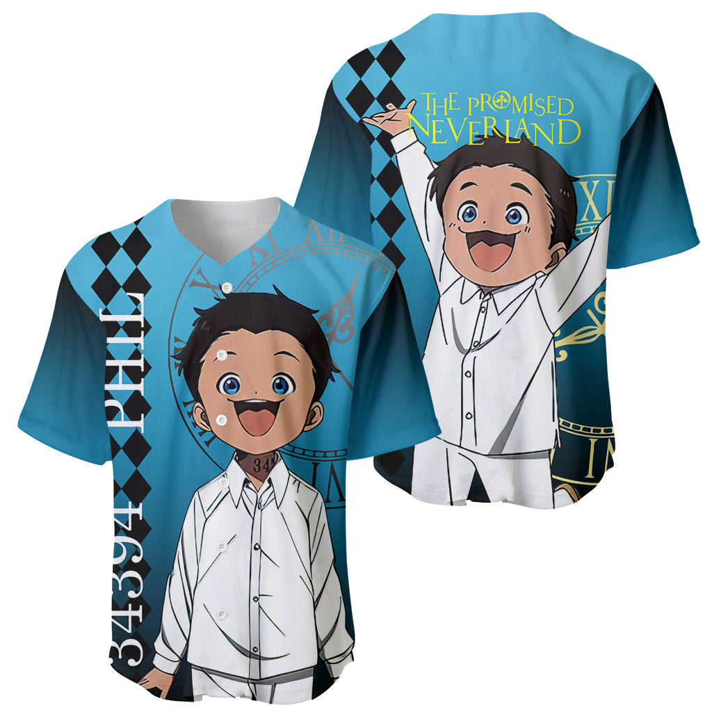 Phil Promised Neverland Baseball Jersey Phil Promised Neverland Baseball Jersey