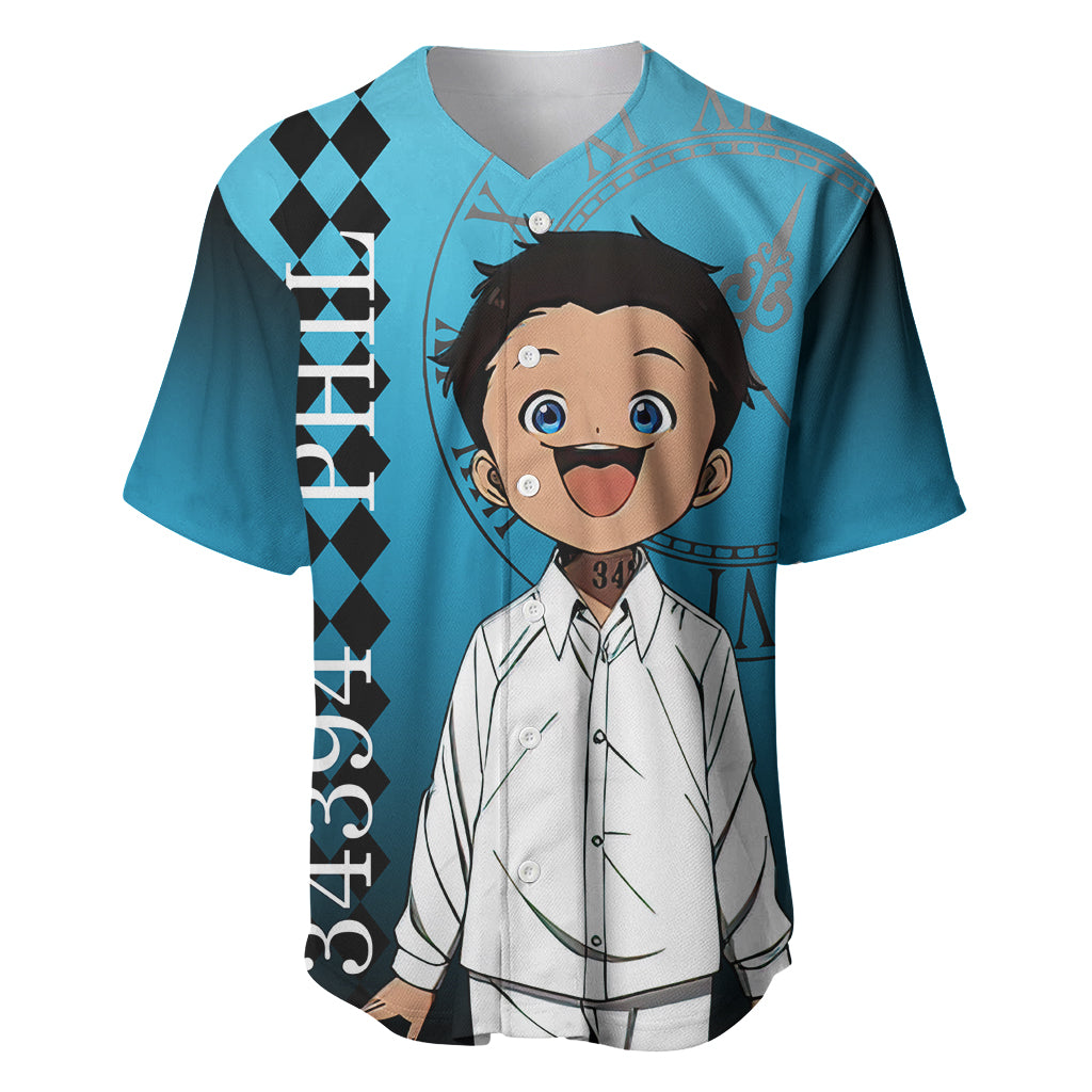 Phil Promised Neverland Baseball Jersey Phil Promised Neverland Baseball Jersey