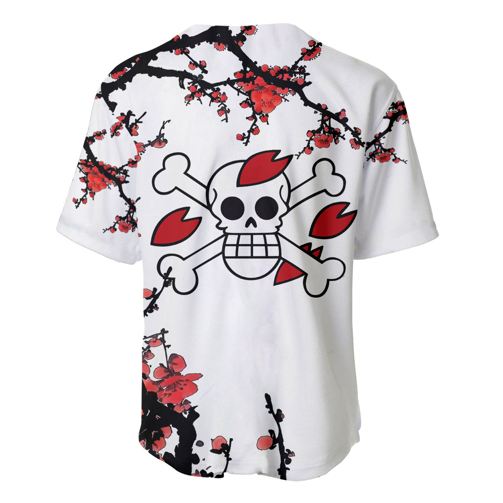 Red Tony Chopper One Piece Baseball Jersey Red Tony Chopper One Piece Baseball Jersey