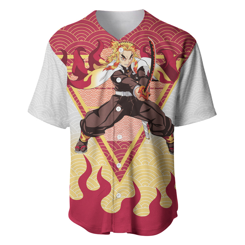 Rengoku Kyoujurou Demon Slayer Baseball Jersey Rengoku Kyoujurou Demon Slayer Baseball Jersey