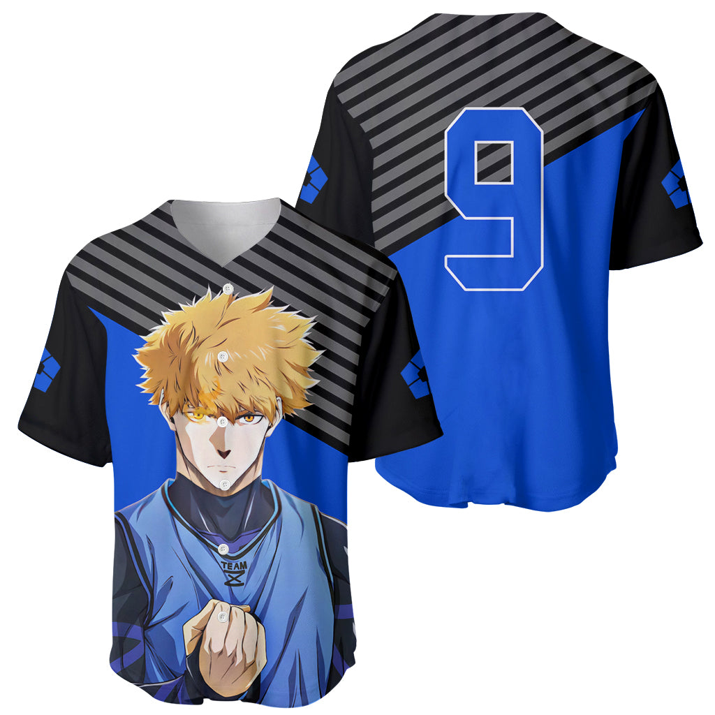 Rensuke Kunigami Blue Lock Baseball Jersey Rensuke Kunigami Blue Lock Baseball Jersey