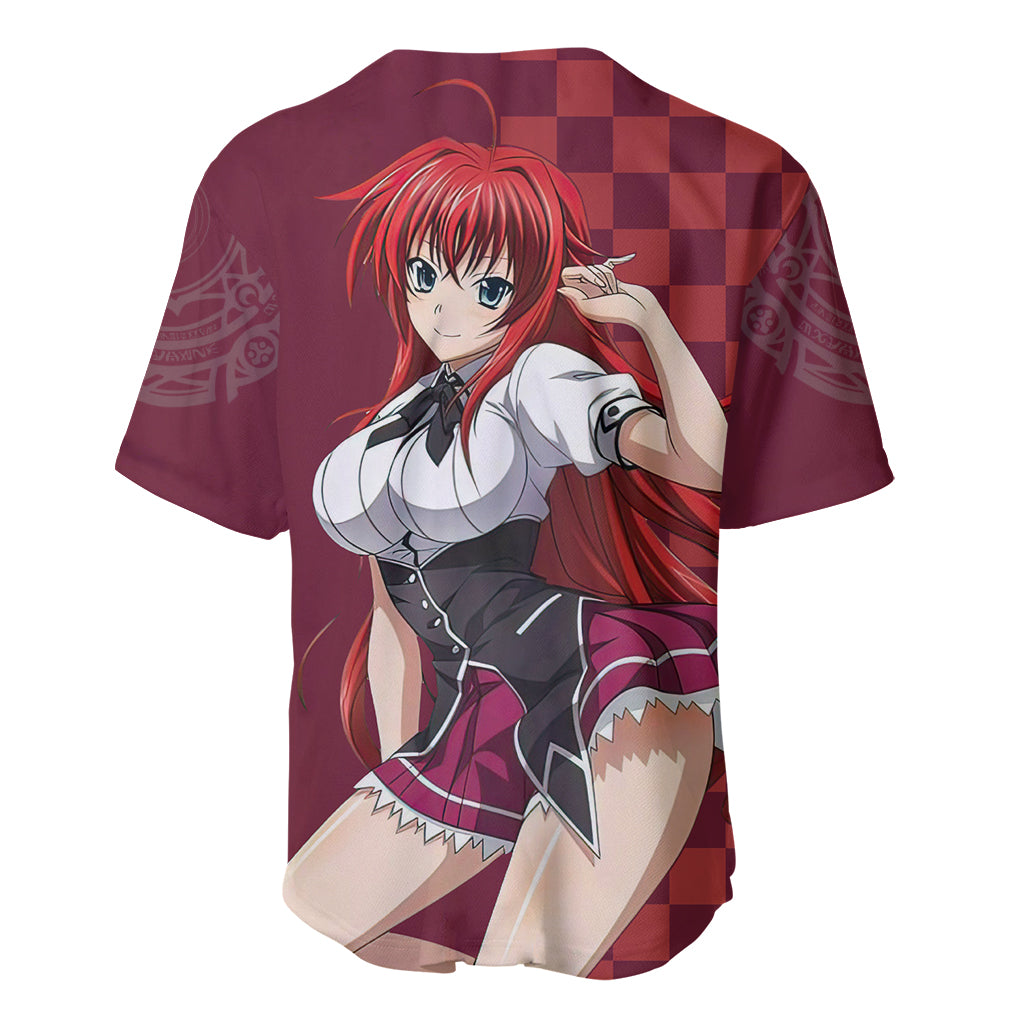 Rias Gremory High School Dxd Baseball Jersey Rias Gremory High School Dxd Baseball Jersey