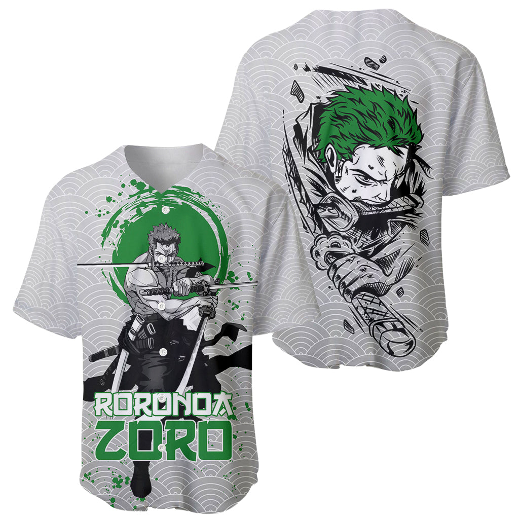 Roronoa Zoro One Piece Baseball Jersey_1 Roronoa Zoro One Piece Baseball Jersey_1