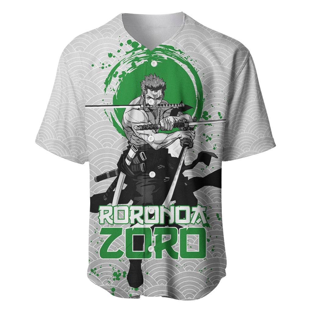 Roronoa Zoro One Piece Baseball Jersey_1 Roronoa Zoro One Piece Baseball Jersey_1