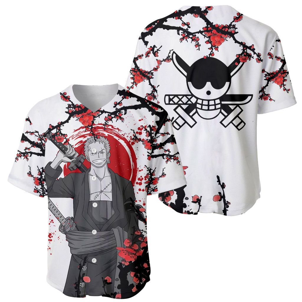 Roronoa Zoro One Piece Baseball Jersey_2 Roronoa Zoro One Piece Baseball Jersey_2