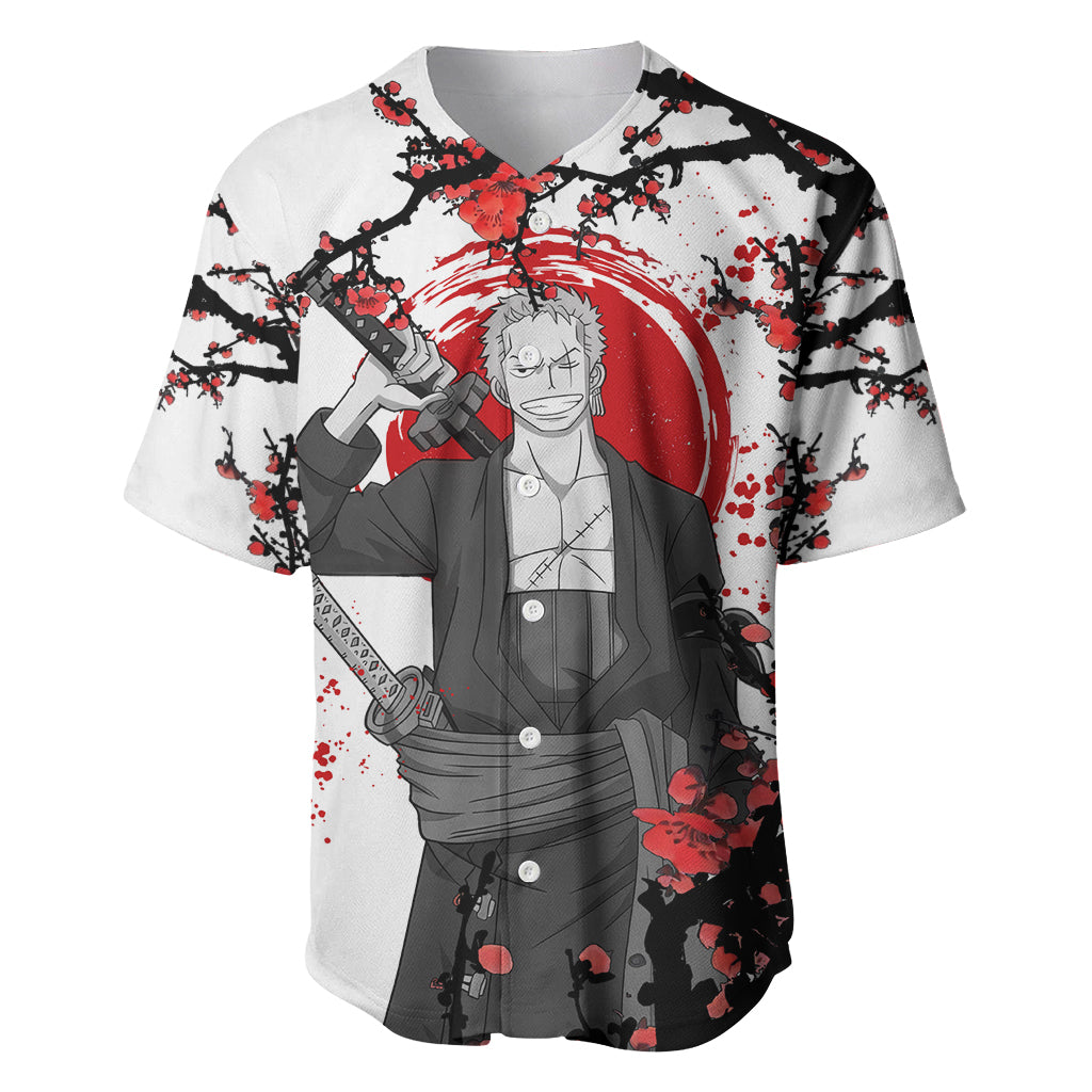 Roronoa Zoro One Piece Baseball Jersey_2 Roronoa Zoro One Piece Baseball Jersey_2