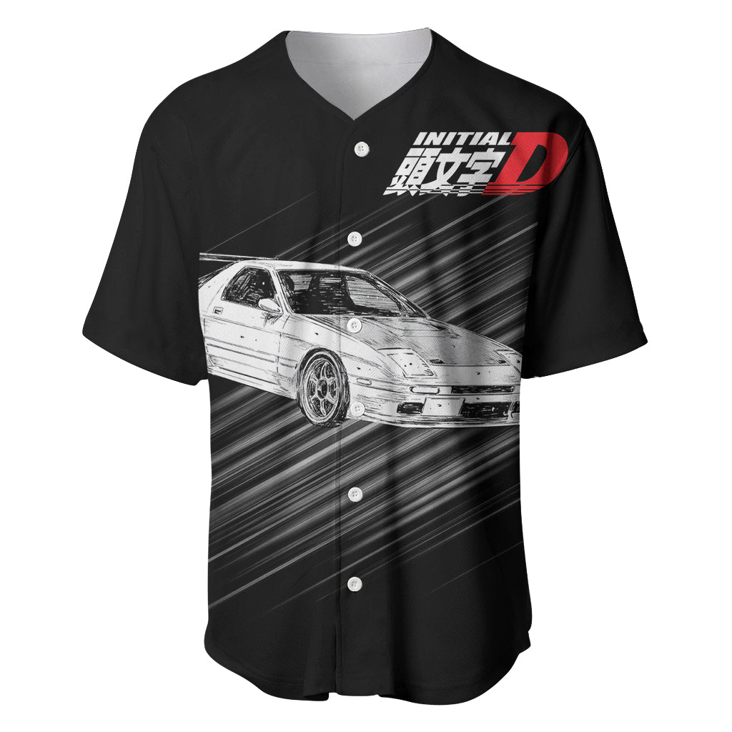 Ryosuke Takahashi Rx 7 Initial D Baseball Jersey Ryosuke Takahashi Rx 7 Initial D Baseball Jersey