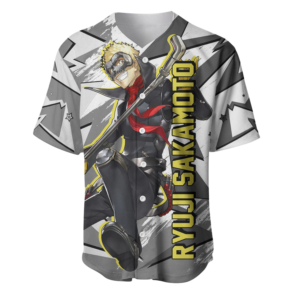 Ryuji Sakamoto Persona Baseball Jersey Ryuji Sakamoto Persona Baseball Jersey