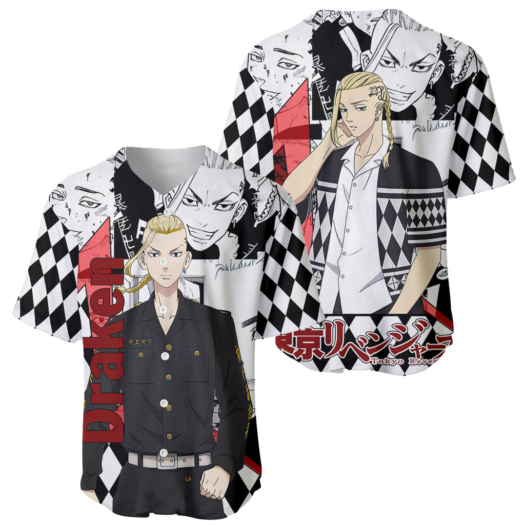 Ryuuguuji Ken Draken Baseball Jersey Ryuuguuji Ken Draken Baseball Jersey