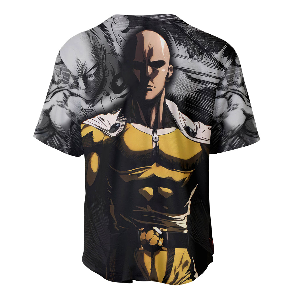 Saitama One Punch Man Baseball Jersey Saitama One Punch Man Baseball Jersey