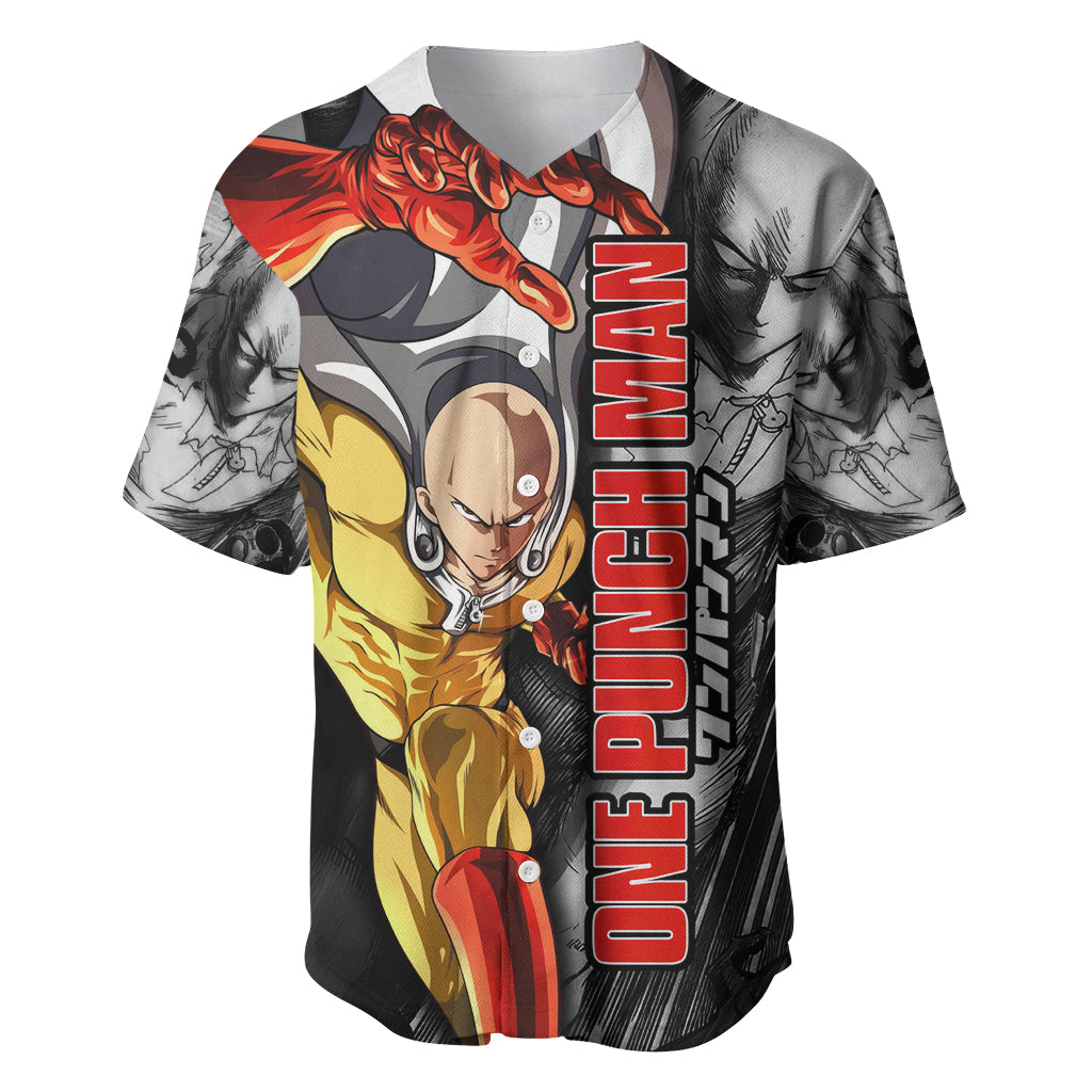 Saitama One Punch Man Baseball Jersey Saitama One Punch Man Baseball Jersey