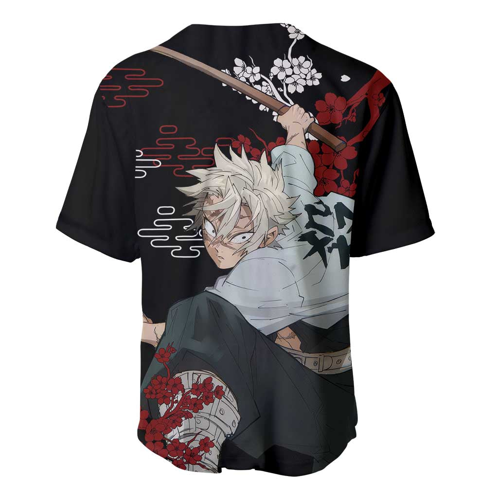 Sanemi Shinazugawa Demon Slayer Baseball Jersey Sanemi Shinazugawa Demon Slayer Baseball Jersey