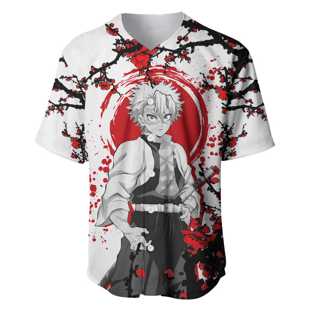 Sanemi Shinazugawa Demon Slayer Baseball Jersey_1 Sanemi Shinazugawa Demon Slayer Baseball Jersey_1