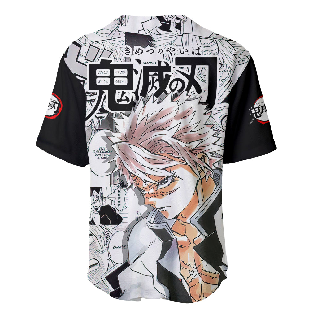 Sanemi Shinazugawa Demon Slayer Baseball Jersey_2 Sanemi Shinazugawa Demon Slayer Baseball Jersey_2