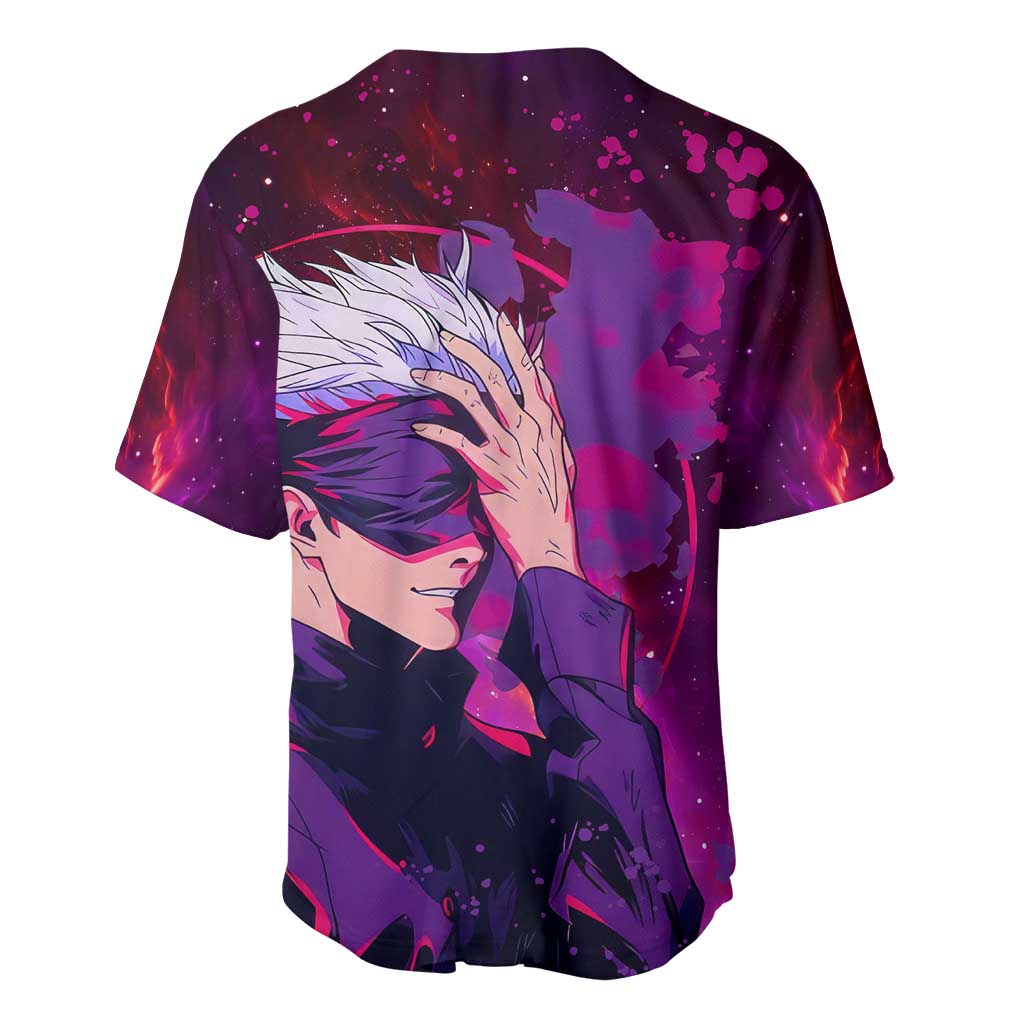 Satoru Gojo Jujutsu Kaisen Galaxy Baseball Jersey Satoru Gojo Jujutsu Kaisen Galaxy Baseball Jersey