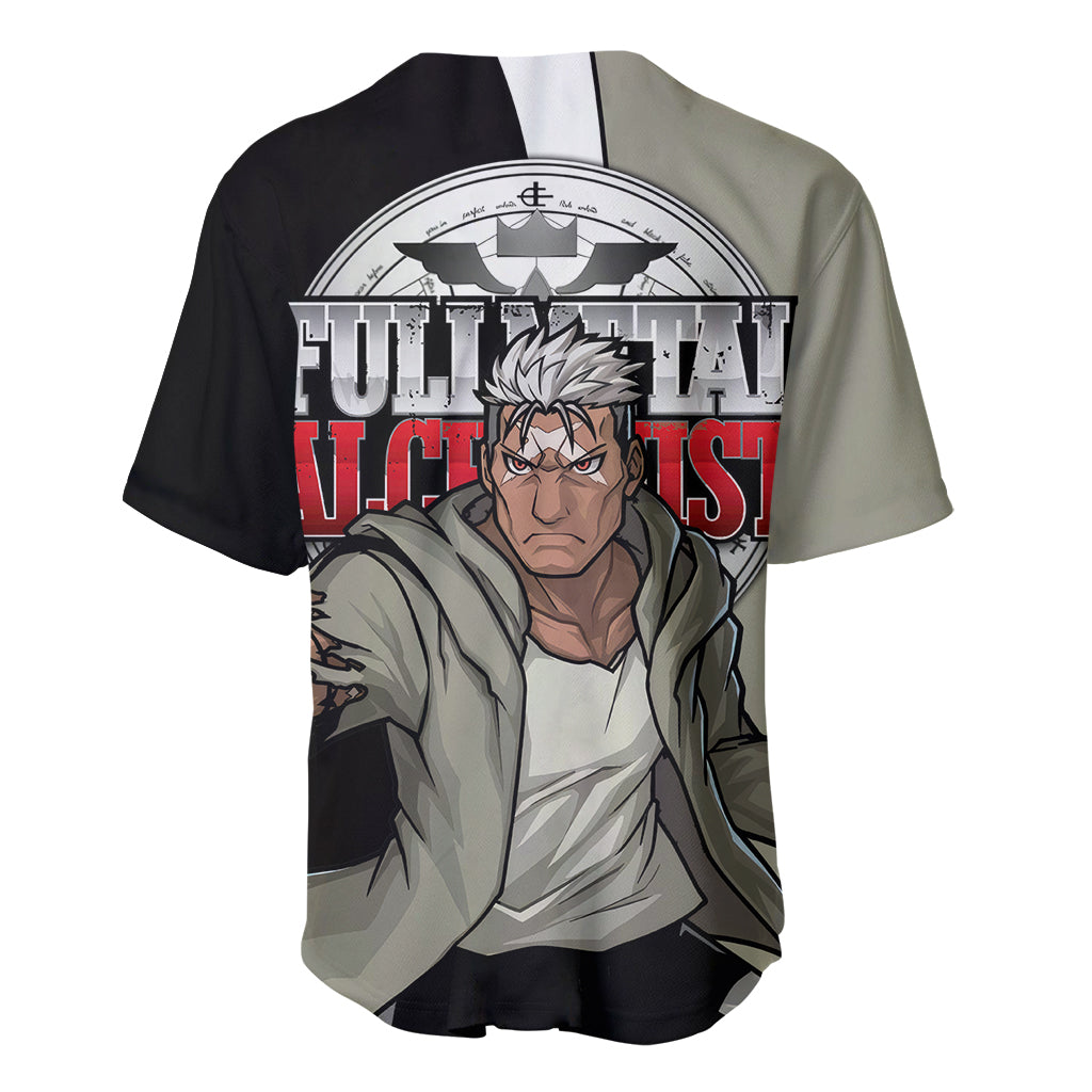 Scar Fullmetal Alchemist Baseball Jersey Scar Fullmetal Alchemist Baseball Jersey