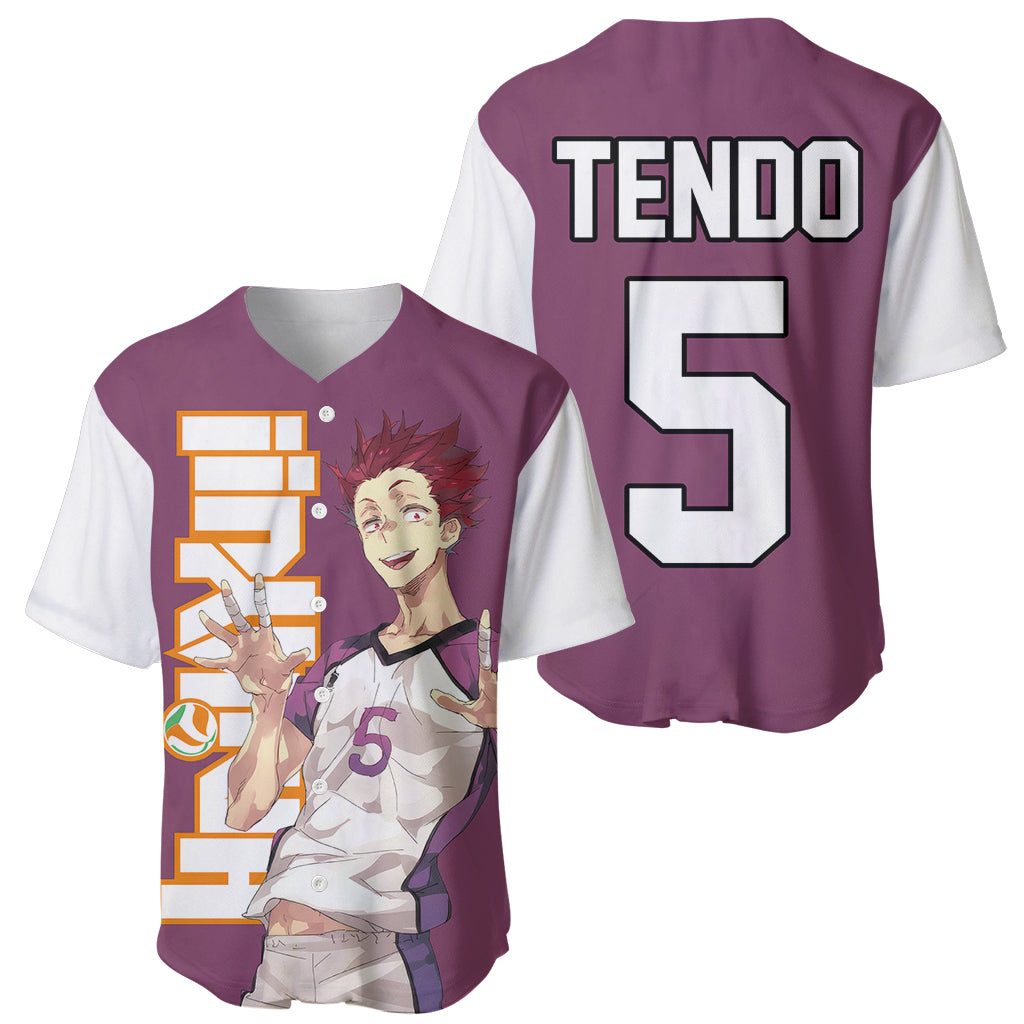 Shiratorizawa Satori Tendo Haikyu Baseball Jersey Shiratorizawa Satori Tendo Haikyu Baseball Jersey