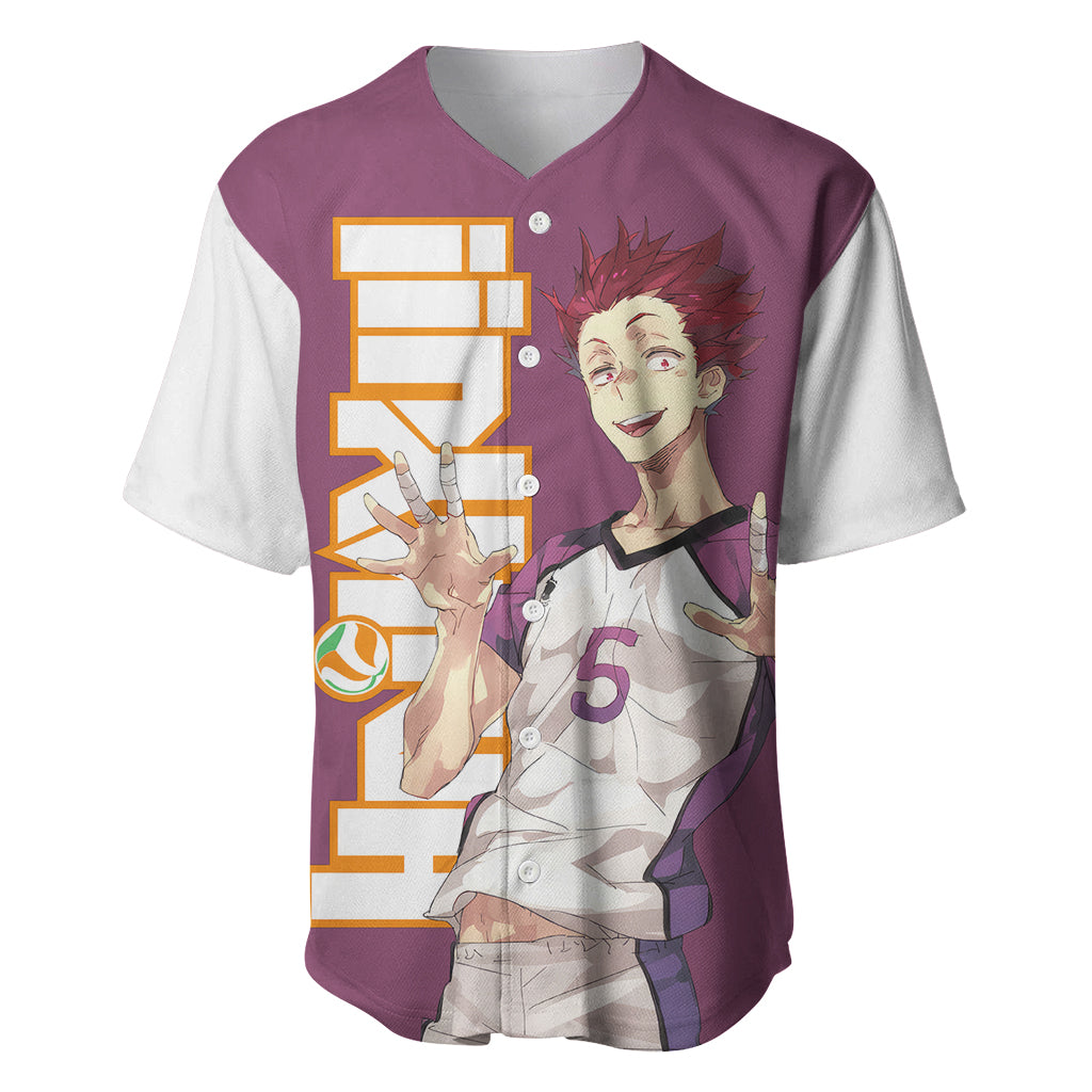 Shiratorizawa Satori Tendo Haikyu Baseball Jersey Shiratorizawa Satori Tendo Haikyu Baseball Jersey