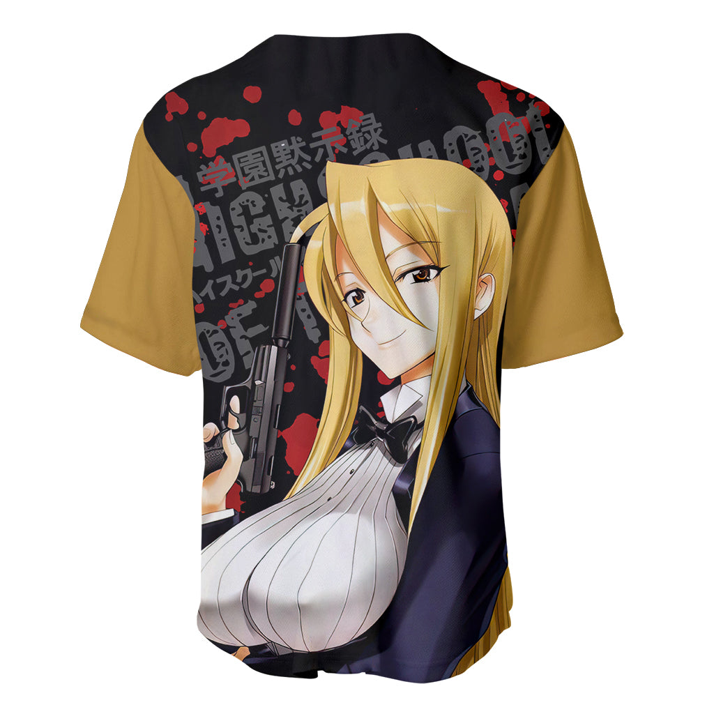 Shizuka Marikawa Highschool Of Dead Baseball Jersey Shizuka Marikawa Highschool Of Dead Baseball Jersey
