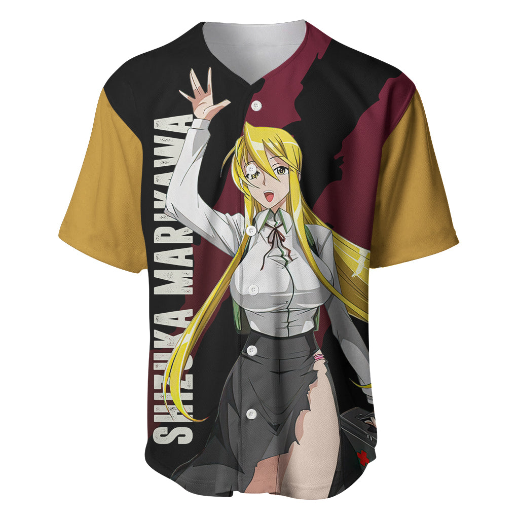 Shizuka Marikawa Highschool Of Dead Baseball Jersey Shizuka Marikawa Highschool Of Dead Baseball Jersey