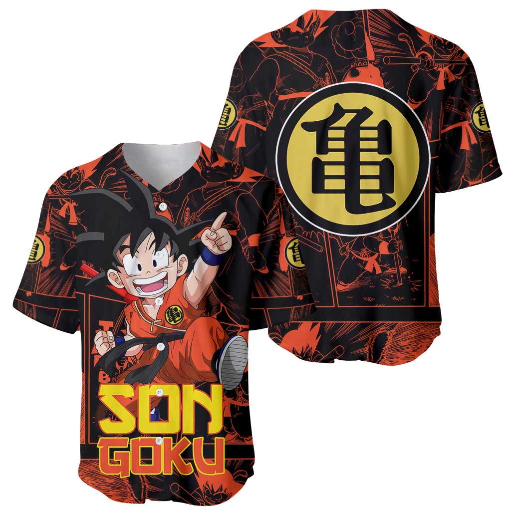 Son Goku Dragon Ball Baseball Jersey_1 Son Goku Dragon Ball Baseball Jersey_1