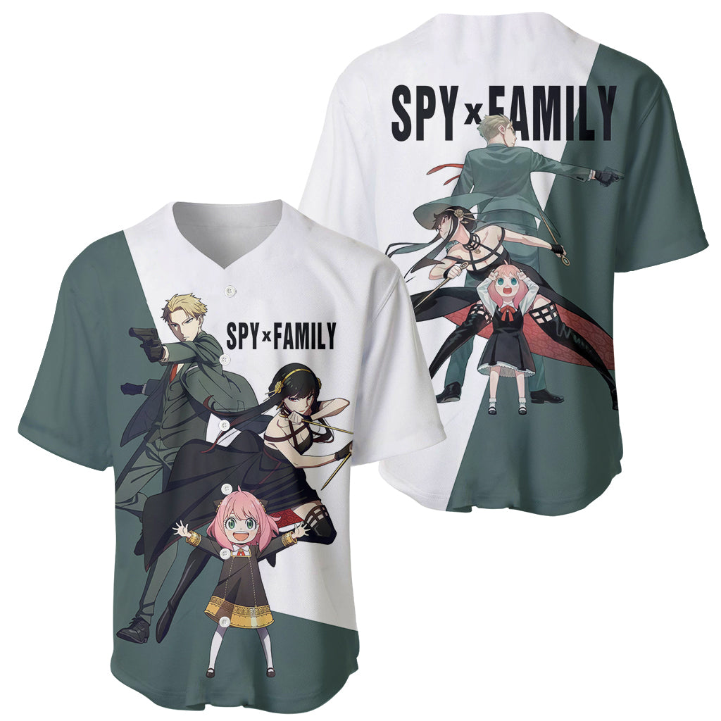 Spyxfamily Funny Family Baseball Jersey Spyxfamily Funny Family Baseball Jersey
