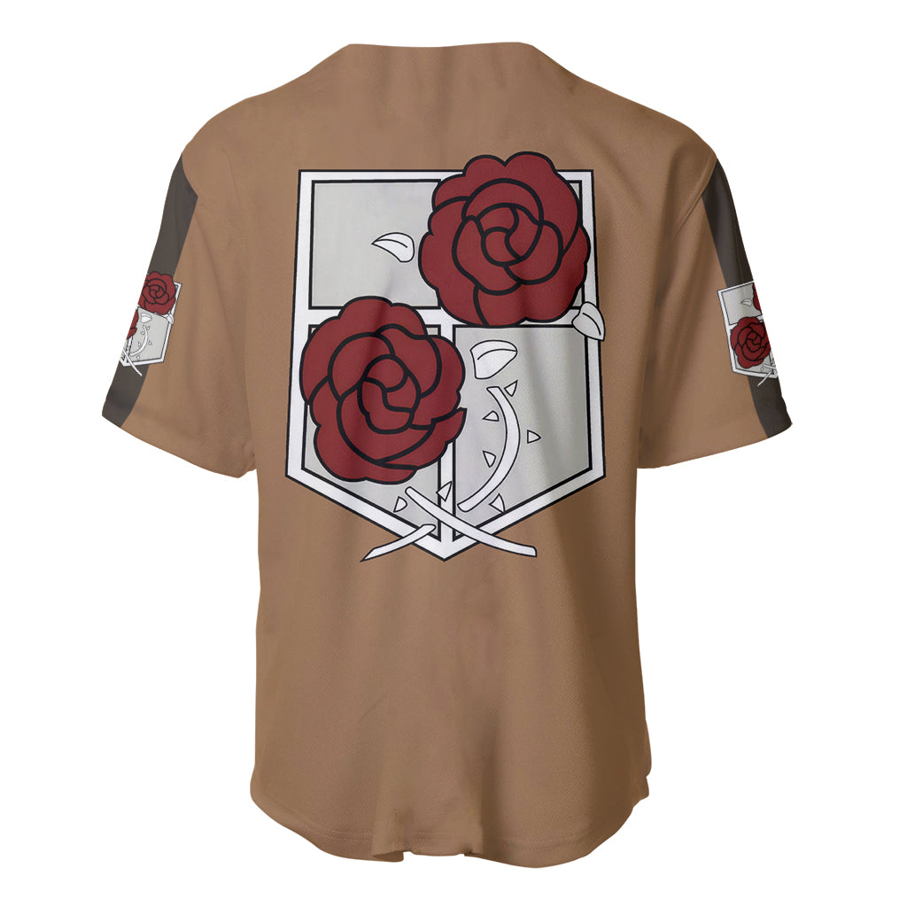 Stationary Guard Attack On Tittan Baseball Jersey Stationary Guard Attack On Tittan Baseball Jersey