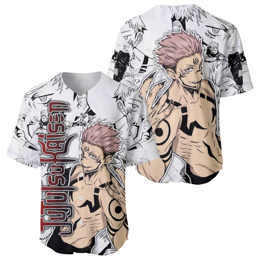 Sukuna Jujutsu Kaisen Baseball Jersey Sukuna Jujutsu Kaisen Baseball Jersey