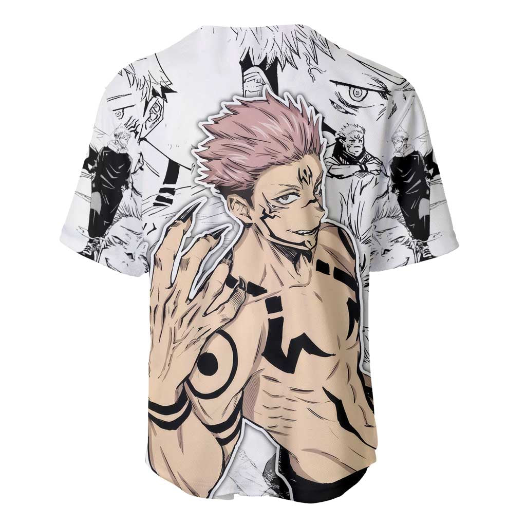 Sukuna Jujutsu Kaisen Baseball Jersey Sukuna Jujutsu Kaisen Baseball Jersey
