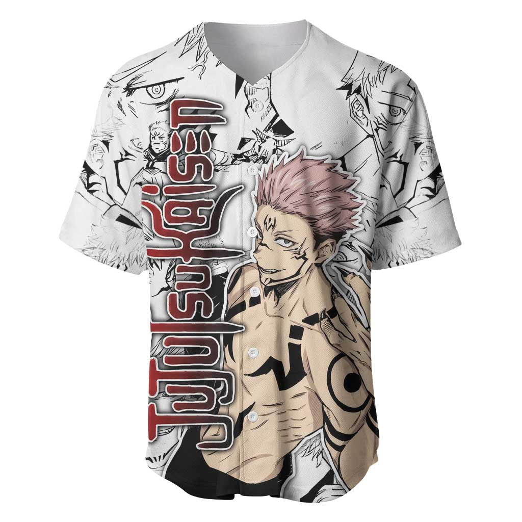 Sukuna Jujutsu Kaisen Baseball Jersey Sukuna Jujutsu Kaisen Baseball Jersey