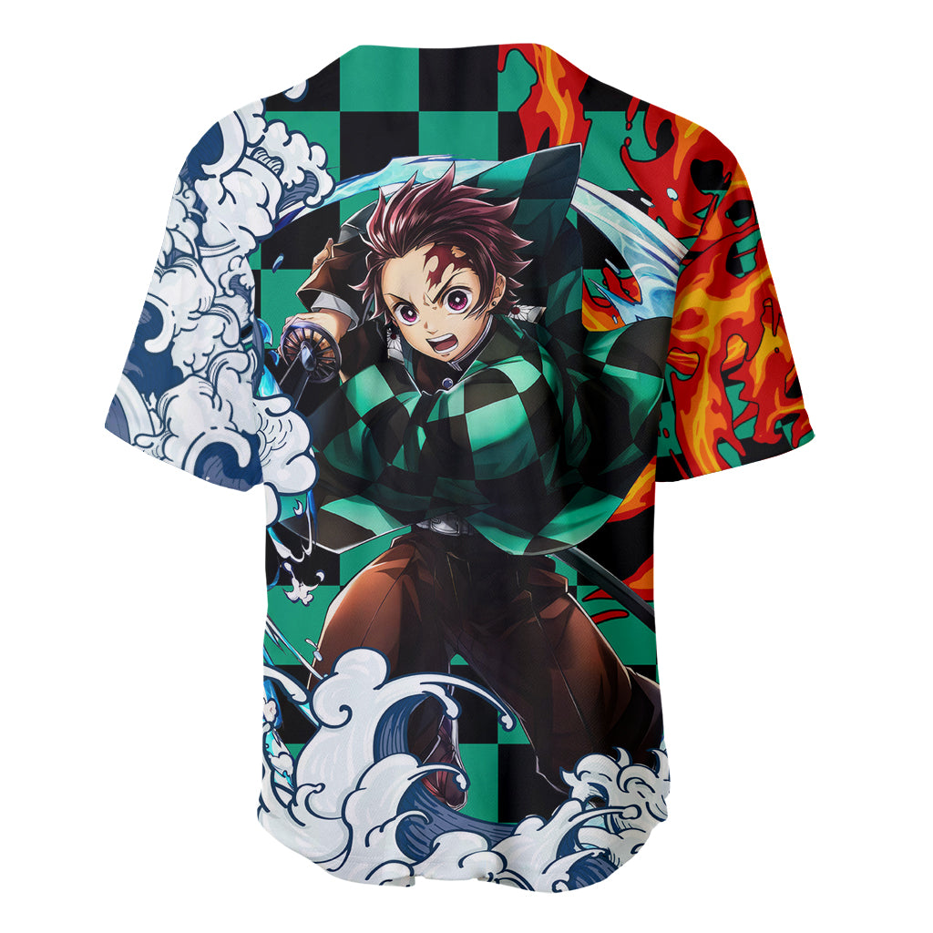 Tanjiro Demon Slayer Baseball Jersey Tanjiro Demon Slayer Baseball Jersey