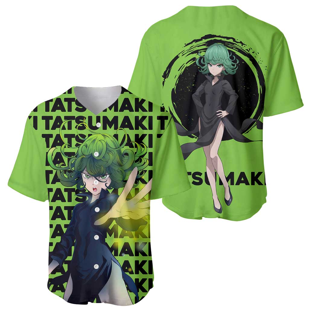 Tatsumaki One Punch Man Baseball Jersey Tatsumaki One Punch Man Baseball Jersey