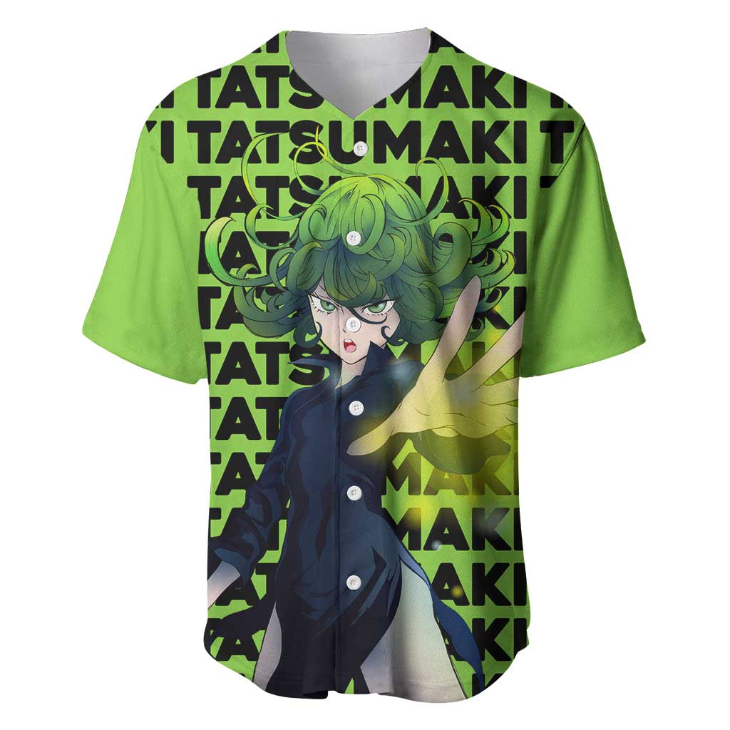 Tatsumaki One Punch Man Baseball Jersey Tatsumaki One Punch Man Baseball Jersey