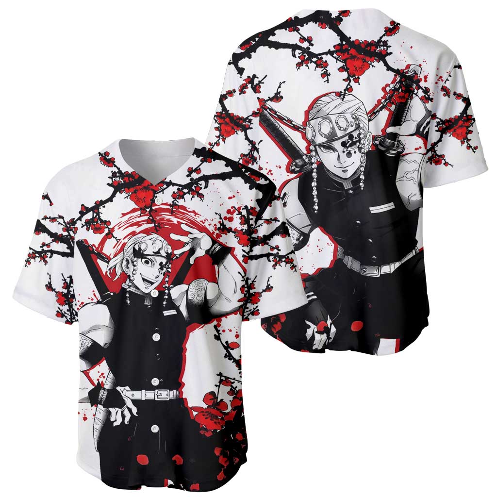 Tengen Uzui Demon Slayer Baseball Jersey Tengen Uzui Demon Slayer Baseball Jersey